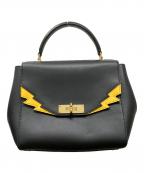 BALLYバリー）の古着「レザー2WAYバッグ」｜ブラック