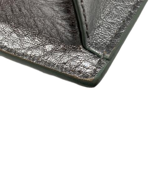 JIMMY CHOO（ジミーチュウ）JIMMY CHOO (ジミーチュウ) フラップ チェーンショルダーバッグ シルバーの古着・服飾アイテム