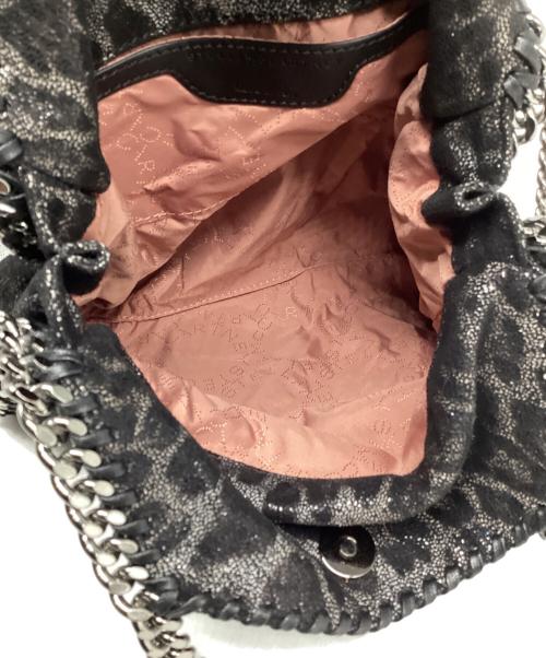 STELLA McCARTNEY（ステラマッカートニー）STELLA McCARTNEY (ステラマッカートニー) FALABELLA レオパードチェーンショルダーバッグ ブラックの古着・服飾アイテム