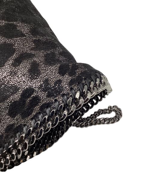 STELLA McCARTNEY（ステラマッカートニー）STELLA McCARTNEY (ステラマッカートニー) FALABELLA レオパードチェーンショルダーバッグ ブラックの古着・服飾アイテム