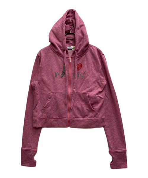 DINO WORKS（ディノワークス）DINO WORKS (ディノワークス) PORIS HOODIE ピンク サイズ:FREEの古着・服飾アイテム