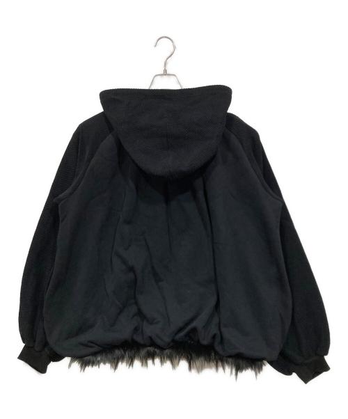 DINO WORKS（ディノワークス）DINO WORKS (ディノワークス) egg hoodie ブラック サイズ:Lの古着・服飾アイテム