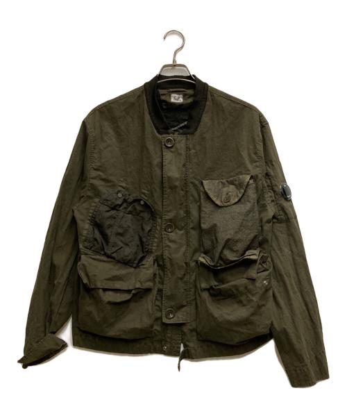 C.P COMPANY（シーピーカンパニー）C.P COMPANY (シーピーカンパニー) Coated Bomber Jacket カーキ サイズ:50の古着・服飾アイテム