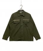 US ARMYユーエスアーミー）の古着「ユーテリティシャツ」｜オリーブ