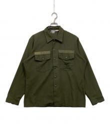 US ARMY（ユーエスアーミー）の古着「ユーテリティシャツ」｜オリーブ