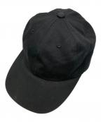 kijima takayukiキジマタカユキ）の古着「COTTON CHINO 6PANEL CAP」｜ブラック