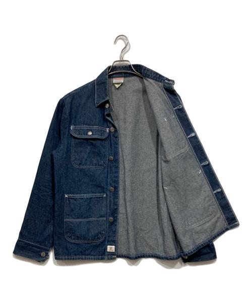 Pointer（ポインター）POINTER (ポインター) デニムカバーオール インディゴ サイズ:Sの古着・服飾アイテム