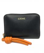 LOEWEロエベ）の古着「ジップ コインパース（シャイニーナパカーフ）」｜ブラック