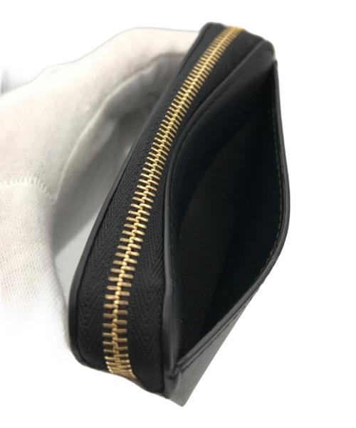 LOEWE（ロエベ）LOEWE (ロエベ) ジップ コインパース（シャイニーナパカーフ） ブラックの古着・服飾アイテム