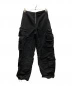 KITHキス）の古着「ナイロンカーゴパンツ」｜ブラック