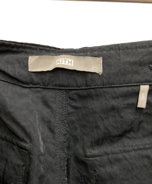 KITH（キス）KITH (キス) ナイロンカーゴパンツ ブラック サイズ:25の古着・服飾アイテム