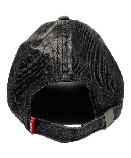DIESEL（ディーゼル）DIESEL (ディーゼル) Dロゴエンボスキャップ ブラック サイズ:2の古着・服飾アイテム