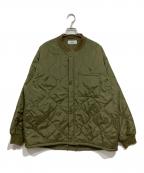 GOLDEN MILLESゴールデンマイルズ）の古着「ライナーキルティングジャケット」｜カーキ