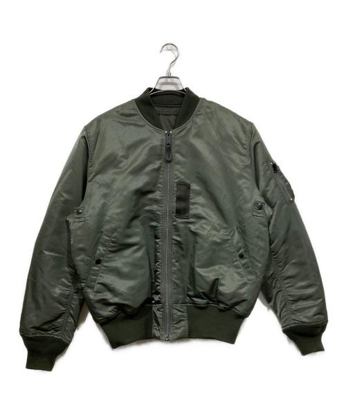 ALPHA（アルファ）ALPHA (アルファ) WAIPER (ワイパー) 別注 MA-1フライトジャケット カーキ サイズ:2Lの古着・服飾アイテム