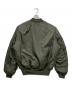 中古・古着 ALPHA (アルファ) WAIPER (ワイパー) 別注 MA-1フライトジャケット カーキ サイズ:2L：12000円
