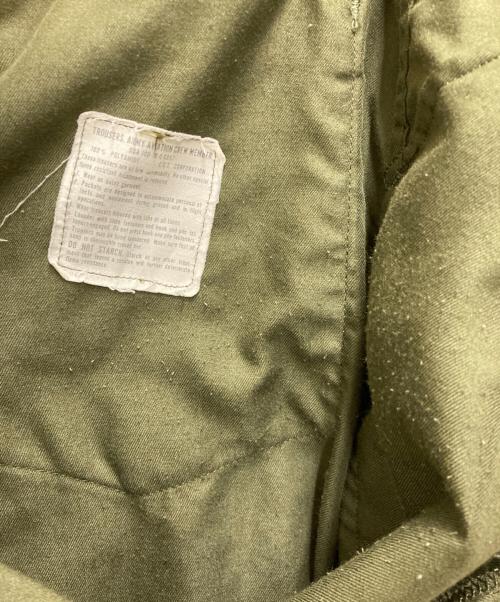 US ARMY（ユーエスアーミー）US ARMY (ユーエスアーミー) 70s TROUSERS,ARMY AVIATION CREW MEMBER グリーン サイズ:L-Rの古着・服飾アイテム