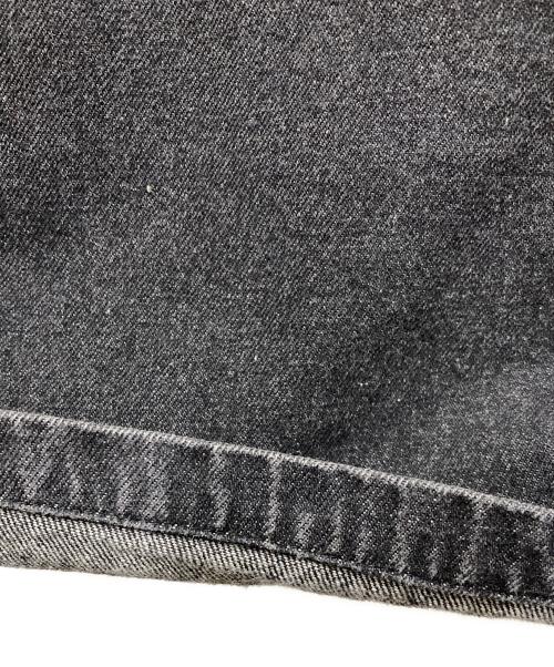 MAISON SPECIAL（メゾンスペシャル）MAISON SPECIAL (メゾンスペシャル) Tulle Distressed Denim Pants ブラック サイズ:38の古着・服飾アイテム