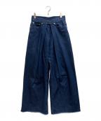 JOHN LAWRENCE SULLIVANジョン ローレンス サリバン）の古着「Rigid Denim Wide Pants」｜インディゴ