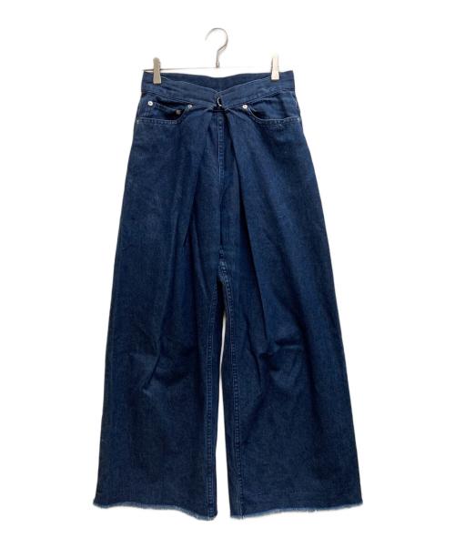 JOHN LAWRENCE SULLIVAN（ジョン ローレンス サリバン）JOHN LAWRENCE SULLIVAN (ジョン ローレンス サリバン) Rigid Denim Wide Pants インディゴ サイズ:Mの古着・服飾アイテム