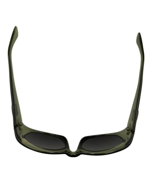 GUCCI（グッチ）GUCCI (グッチ) 00'S オーバルサングラス グリーンの古着・服飾アイテム