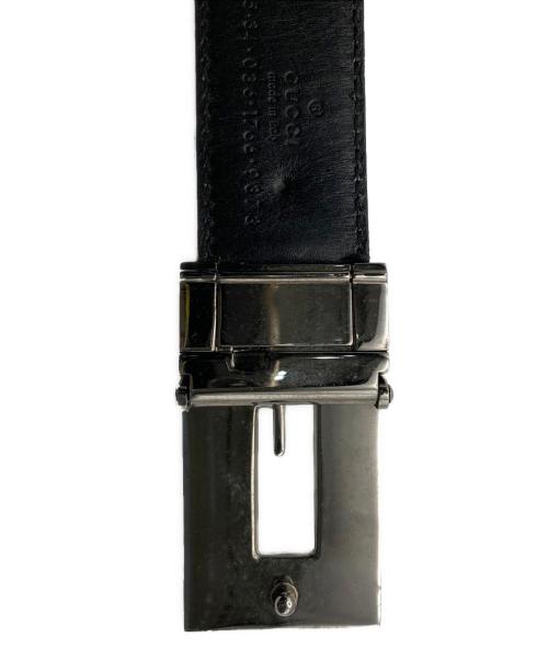 GUCCI（グッチ）GUCCI (グッチ) フラワー キャンバス レザーベルト ピンク サイズ:85 34の古着・服飾アイテム