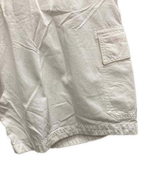 STONE ISLAND（ストーンアイランド）STONE ISLAND (ストーンアイランド) カーゴショーツ ホワイト サイズ:81cm (W32)の古着・服飾アイテム