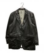 LUPO DI MARE SINA COVAルポ ディ マーレ シナコバ）の古着「レザー2Bジャケット」｜ブラック