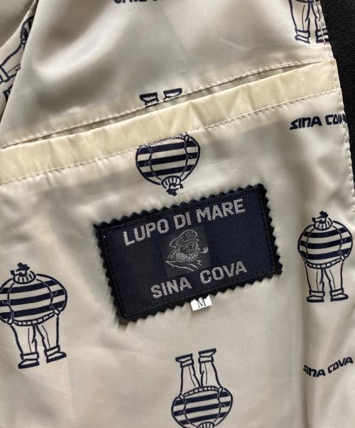 LUPO DI MARE SINA COVA（ルポ ディ マーレ シナコバ）LUPO DI MARE SINA COVA (ルポ ディ マーレ シナコバ) レザー2Bジャケット ブラック サイズ:不明の古着・服飾アイテム