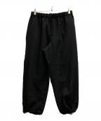 GOLDWINゴールドウイン）の古着「Wide Ankle Easy Pants」｜ブラック