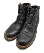 SLOW WEAR LIONスローウェアライオン）の古着「レースアップワークブーツ」｜ブラック