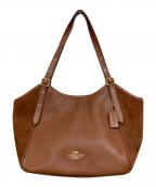 COACHコーチ）の古着「メドウトートバッグ」｜ブラウン