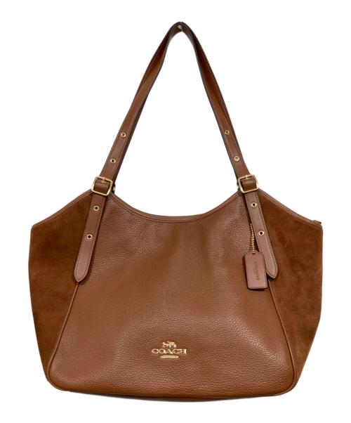 COACH（コーチ）COACH (コーチ) メドウトートバッグ ブラウンの古着・服飾アイテム
