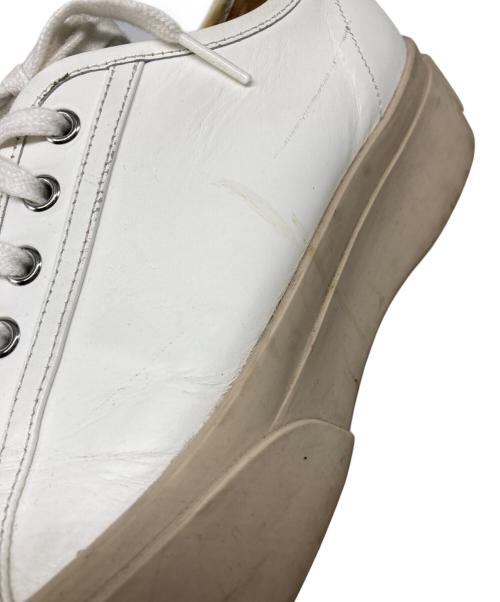 MARNI（マルニ）MARNI (マルニ) PABLO プラットフォームスニーカー ホワイト×ベージュ サイズ:44の古着・服飾アイテム