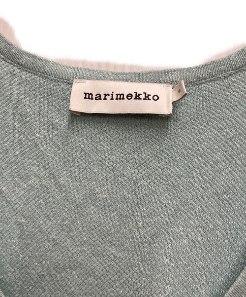 marimekko（マリメッコ）marimekko (マリメッコ) ニットノースリーブワンピース グリーン サイズ:不明の古着・服飾アイテム