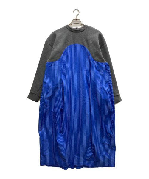 nagonstans（ナゴンスタンス）nagonstans (ナゴンスタンス) circle-sleeves dress グレー サイズ:Ⅿの古着・服飾アイテム