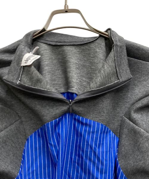 nagonstans（ナゴンスタンス）nagonstans (ナゴンスタンス) circle-sleeves dress グレー サイズ:Ⅿの古着・服飾アイテム