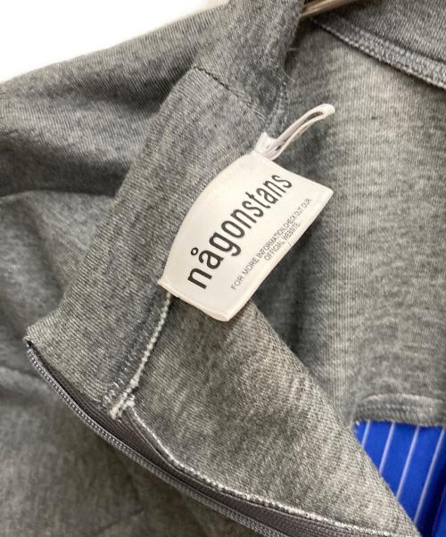 nagonstans（ナゴンスタンス）nagonstans (ナゴンスタンス) circle-sleeves dress グレー サイズ:Ⅿの古着・服飾アイテム