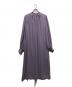 Graphpaper（グラフペーパー）の古着「Satin band collar dress」｜パープル