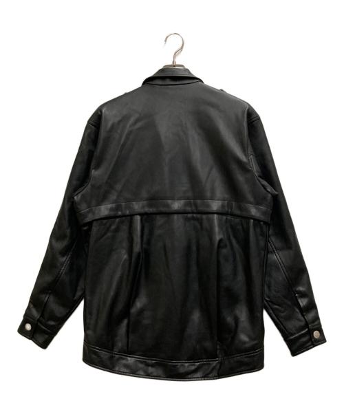 PAMEO POSE（パメオポーズ）PAMEO POSE (パメオポーズ) 2way PU Field Jacket ブラック サイズ:Ｆの古着・服飾アイテム