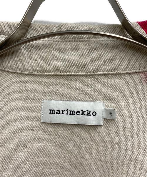 marimekko（マリメッコ）marimekko (マリメッコ) デニムアイコニックジャケット ホワイト サイズ:36の古着・服飾アイテム