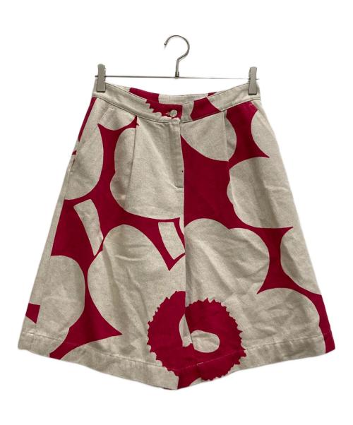 marimekko（マリメッコ）marimekko (マリメッコ) デニムアイコニックハーフパンツ ホワイト サイズ:36の古着・服飾アイテム