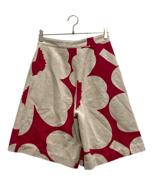 marimekko（マリメッコ）marimekko (マリメッコ) デニムアイコニックハーフパンツ ホワイト サイズ:36の古着・服飾アイテム