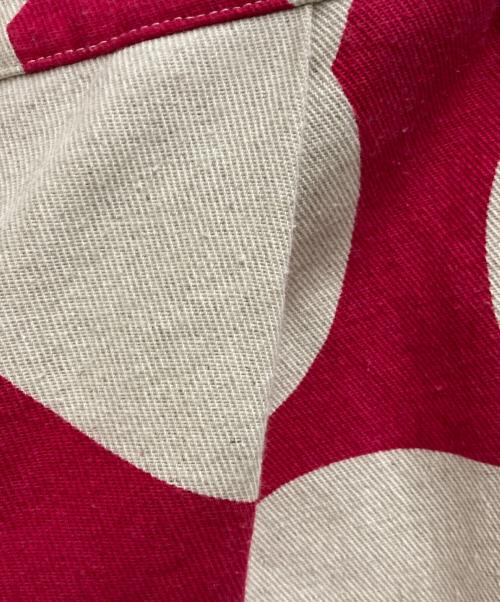 marimekko（マリメッコ）marimekko (マリメッコ) デニムアイコニックハーフパンツ ホワイト サイズ:36の古着・服飾アイテム