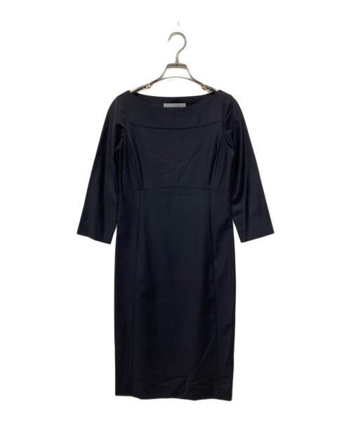 theory luxe（セオリーリュクス）theory luxe (セオリーリュクス) フォーマルワンピース ネイビー サイズ:36の古着・服飾アイテム
