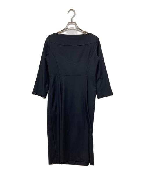 theory luxe（セオリーリュクス）theory luxe (セオリーリュクス) フォーマルワンピース ネイビー サイズ:36の古着・服飾アイテム