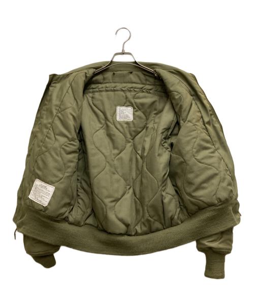 US ARMY（ユーエスアーミー）US ARMY (ユーエスアーミー) 80`Sアラミドタンカースジャケット オリーブ サイズ:Ⅿの古着・服飾アイテム