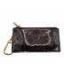 LOUIS VUITTON (ルイ ヴィトン) ヴェルニ ポシェットクレ アマラント パープル：18000円