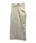 Mame Kurogouchi (マメクロゴウチ) Dry Touch Cotton Wrap Style Skirt ホワイト サイズ:1：14000円