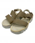 AURALEE×foot the coacherオーラリー×フットザコーチャー）の古着「レザーサンダル」｜ベージュ
