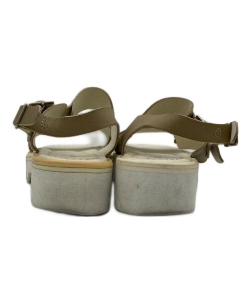 AURALEE（オーラリー）AURALEE (オーラリー) foot the coacher (フットザコーチャー) レザーサンダル ベージュ サイズ:8 1/2の古着・服飾アイテム